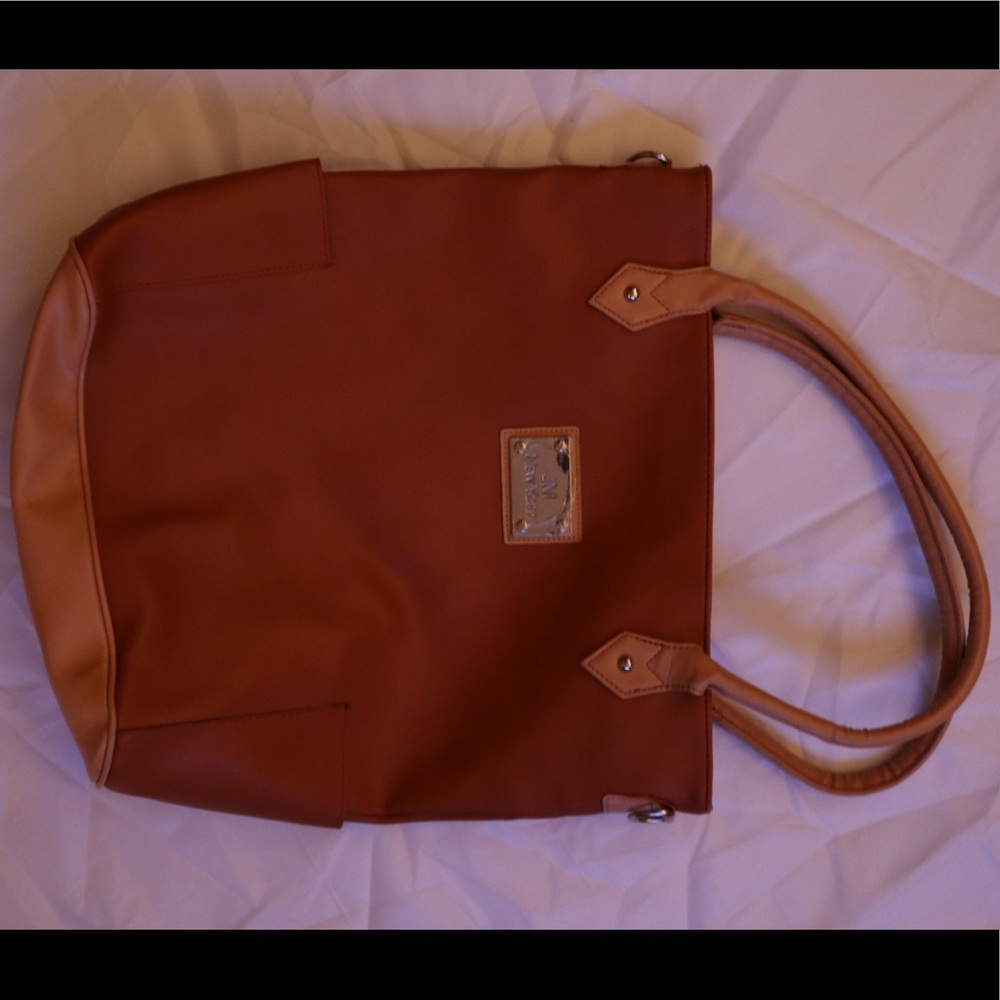 JM New York Leather Tote